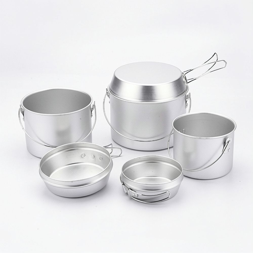 Ensemble de casseroles de camp - Camping Cooking Dining Set avis et prix